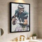 Carson Wentz Celebrity Sports Art Poster School Dining Room Decoration 8 Canvas Wall Art Poster Decor Gift
