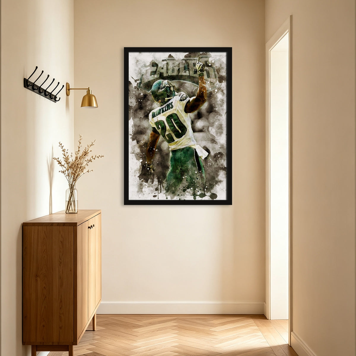 Brian Dawkins Art Poster 10 Canvas Wall Art Poster Decor Gift