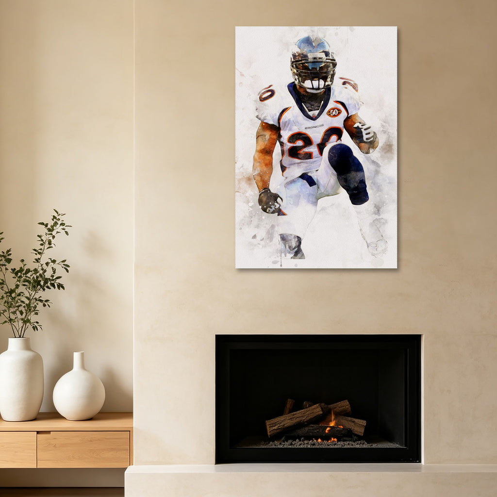 Brian Dawkins Art Poster 7 Canvas Wall Art Poster Decor Gift