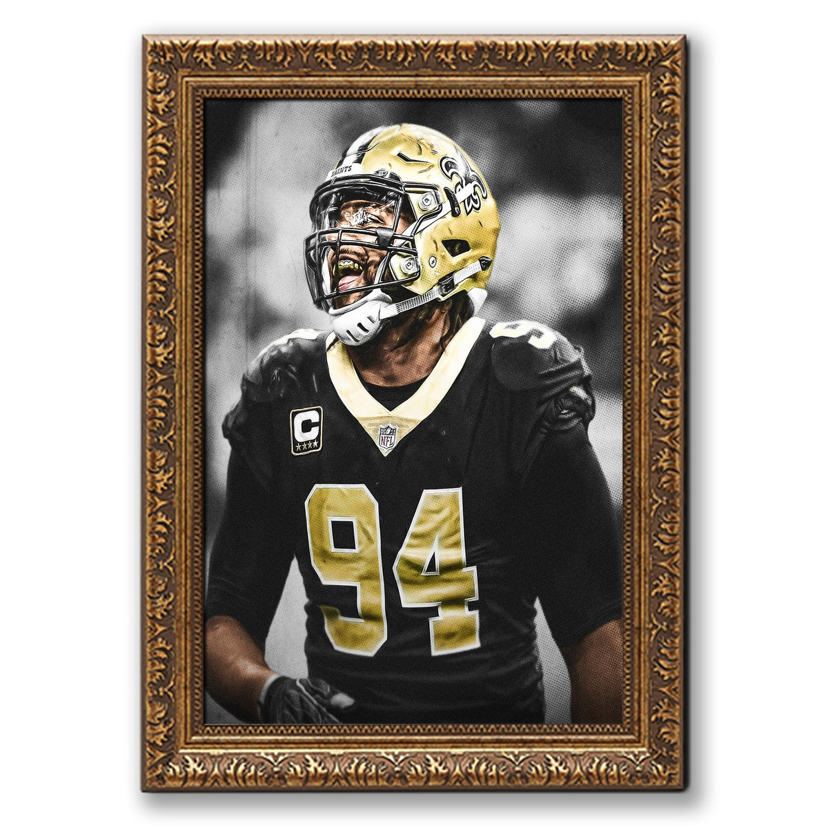 Cameron Jordan Celebrity Sports Art Poster School Dining Room Decoration 1 Canvas Wall Art Poster Decor Gift
