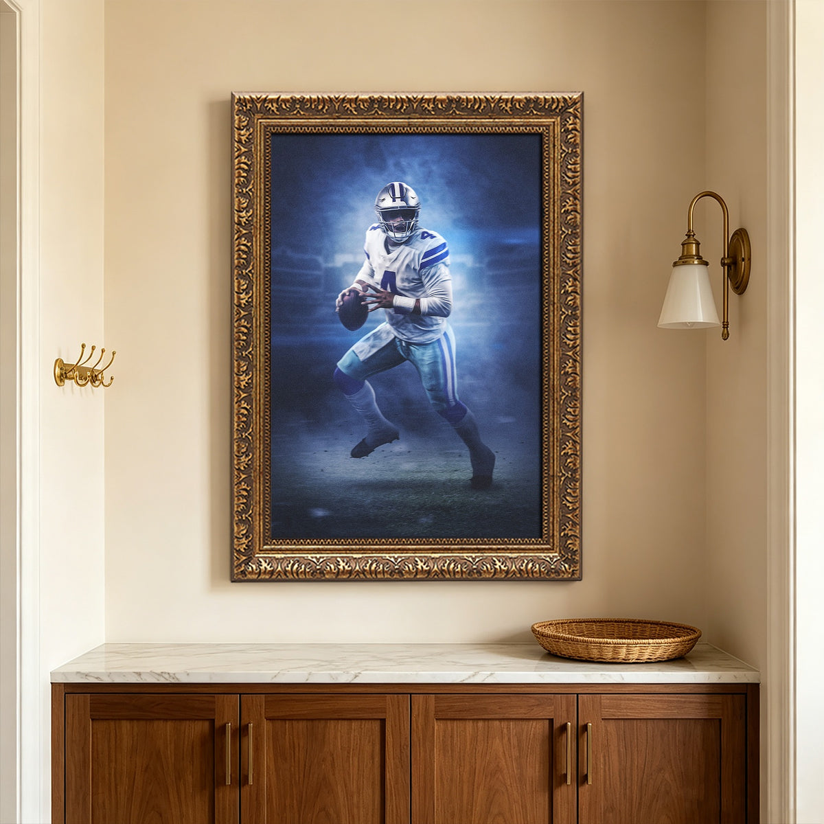 Dak Prescott 1Art Sports Decorative Poster School Dormitory 1 Canvas Wall Art Poster Decor Gift