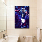 Carson Wentz Sports Celebrity Art Deco Poster 2 Canvas Wall Art Poster Decor Gift