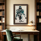 Brian Dawkins Art Poster 6 Canvas Wall Art Poster Decor Gift