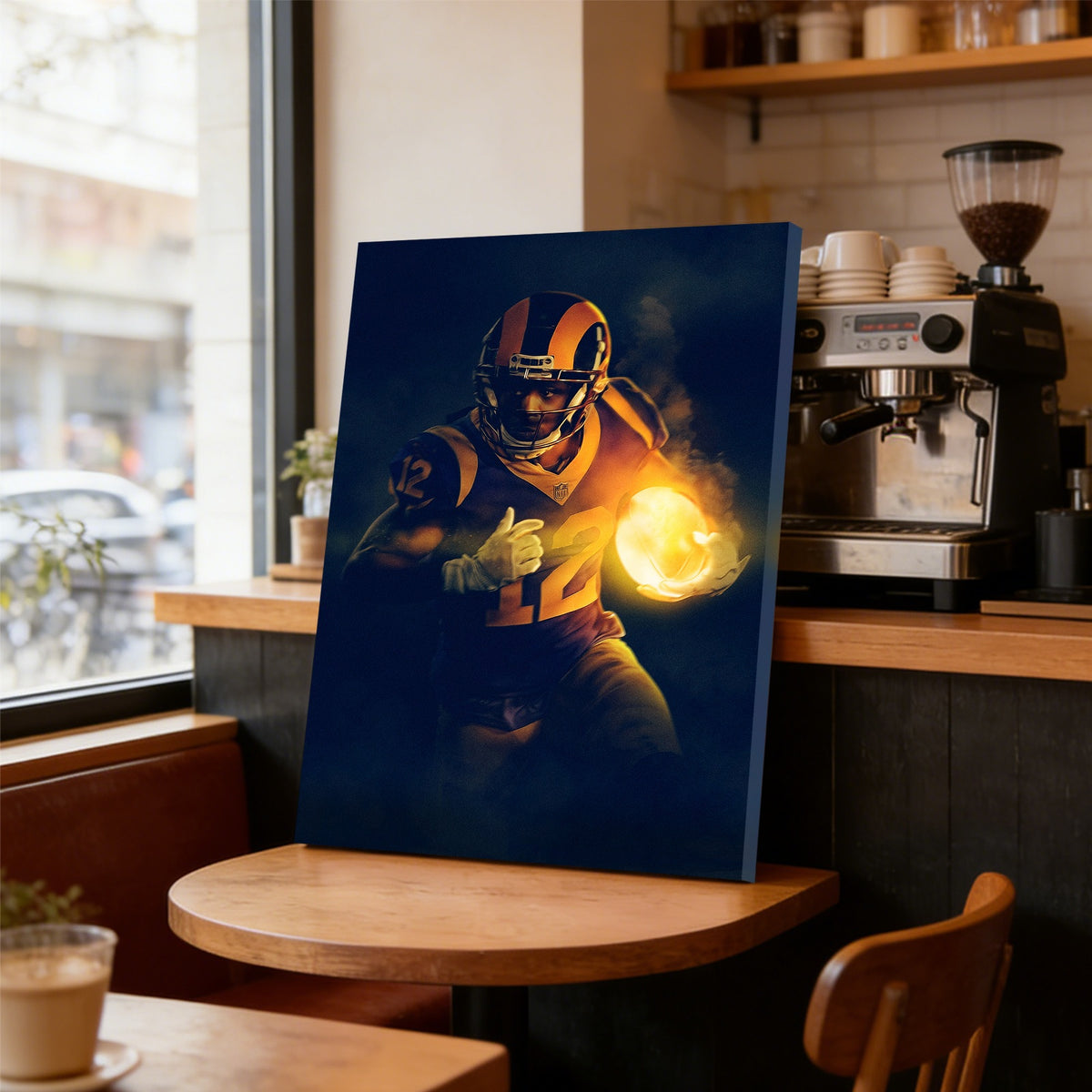 Brandin Cooks Art Sports Decorative Poster School Dormitory 0 Canvas Wall Art Poster Decor Gift