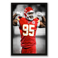 Chris Jones Art Sports Decorative Poster School Dormitory 7 Canvas Wall Art Poster Decor Gift