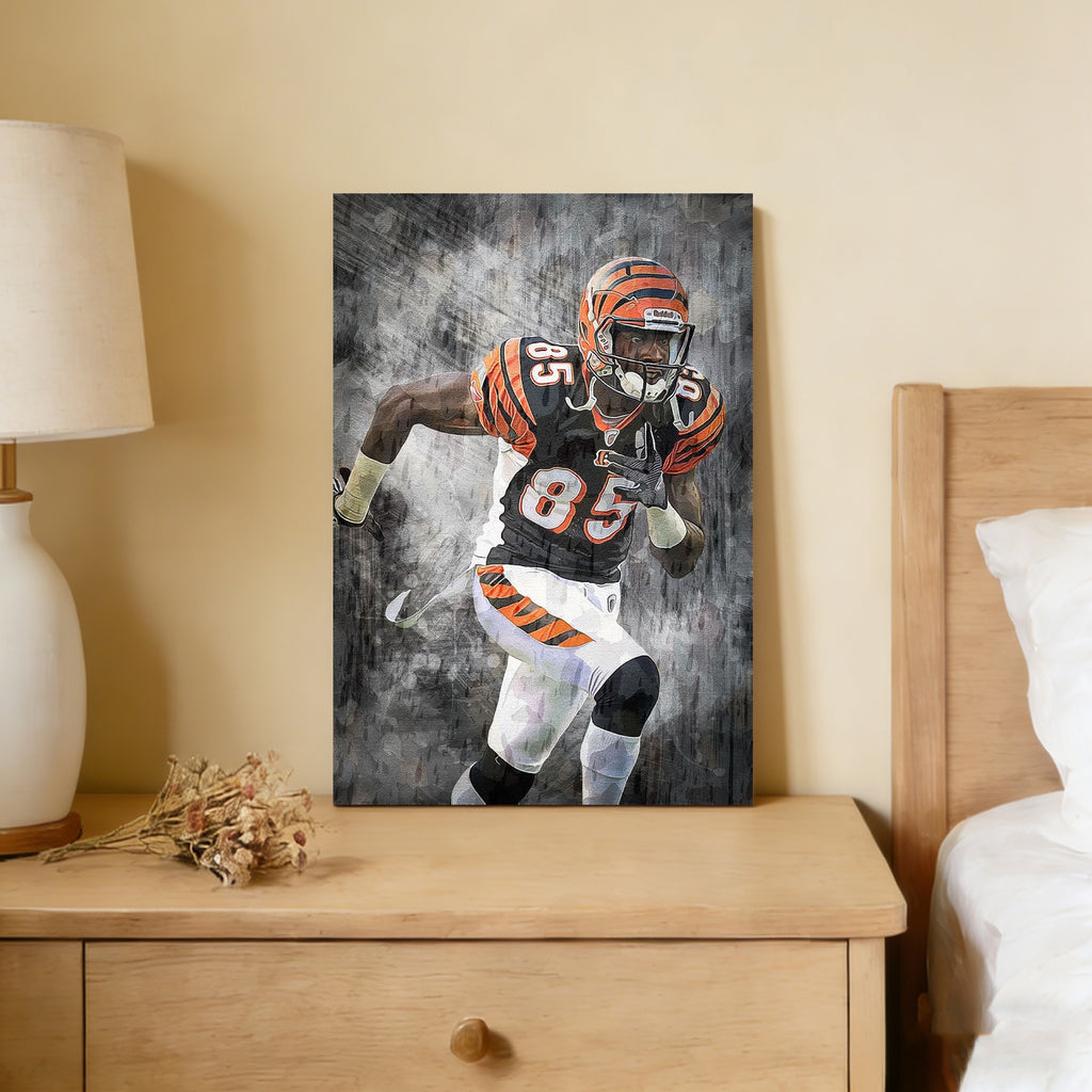 Chad Johnson Celebrity Sports Art Poster School Dining Room Decoration 4 Canvas Wall Art Poster Decor Gift