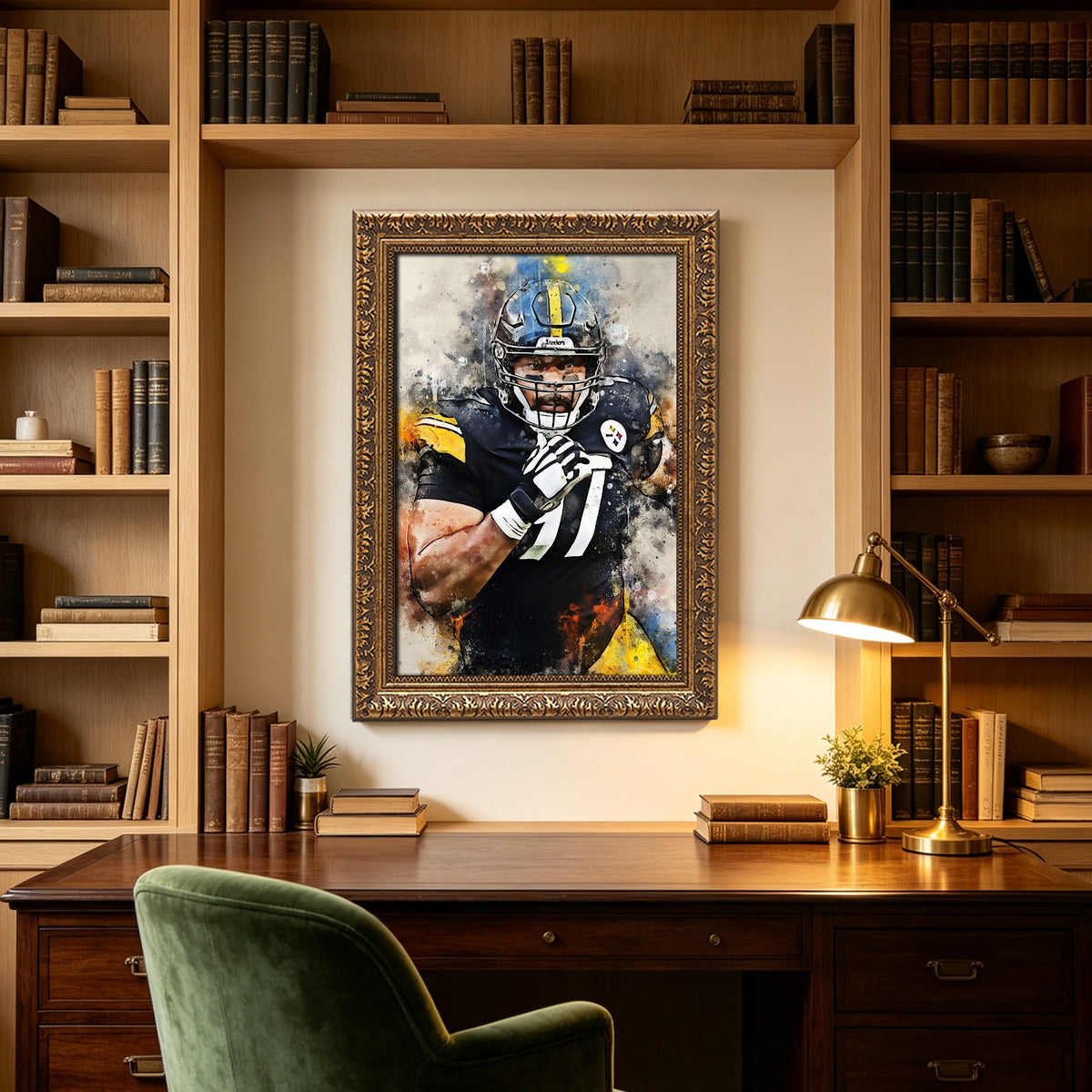 Cameron Heyward Celebrity Sports Art Poster School Dining Room Decoration 7 Canvas Wall Art Poster Decor Gift