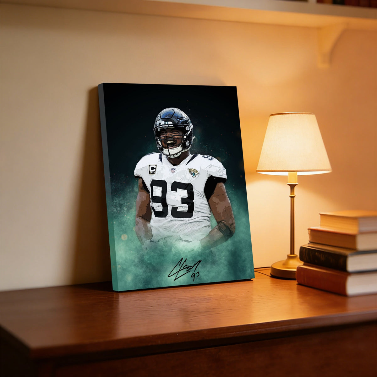 Calais Campbell Celebrity Sports Art Poster School Dining Room Decoration 7 Canvas Wall Art Poster Decor Gift