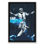 Cam Newton Sports Celebrity Art Deco Poster 5 Canvas Wall Art Poster Decor Gift