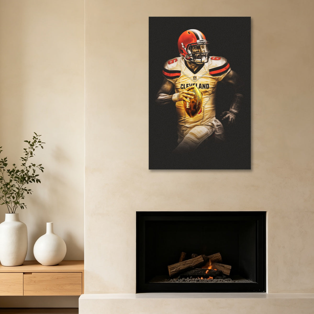 Baker Mayfield Art Sports Decorative Poster School Dormitory 1 Canvas Wall Art Poster Decor Gift