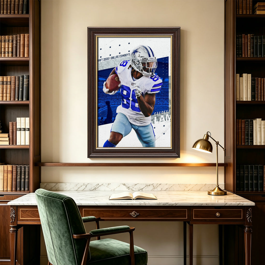 CeeDee Lamb Celebrity Sports Art Poster School Dining Room Decoration 8 Canvas Wall Art Poster Decor Gift