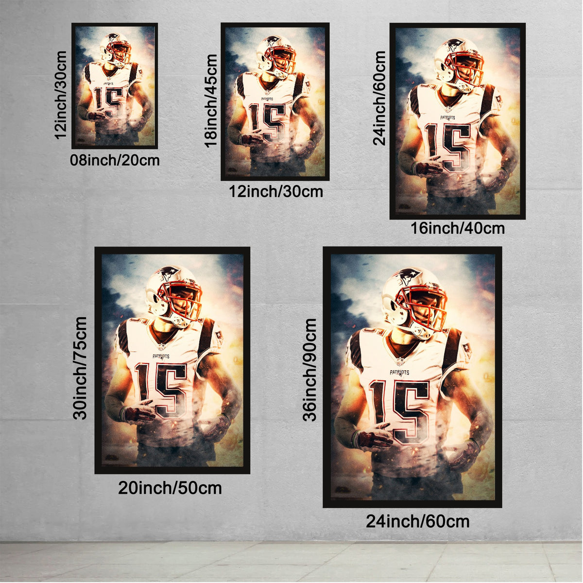 Chris Hogan Art Sports Decorative Poster School Dormitory 9 Canvas Wall Art Poster Decor Gift