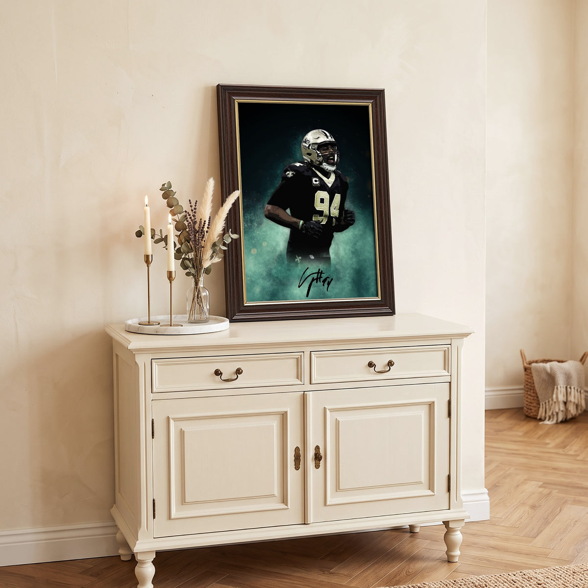 Cameron Jordan Celebrity Sports Art Poster School Dining Room Decoration 5 Canvas Wall Art Poster Decor Gift
