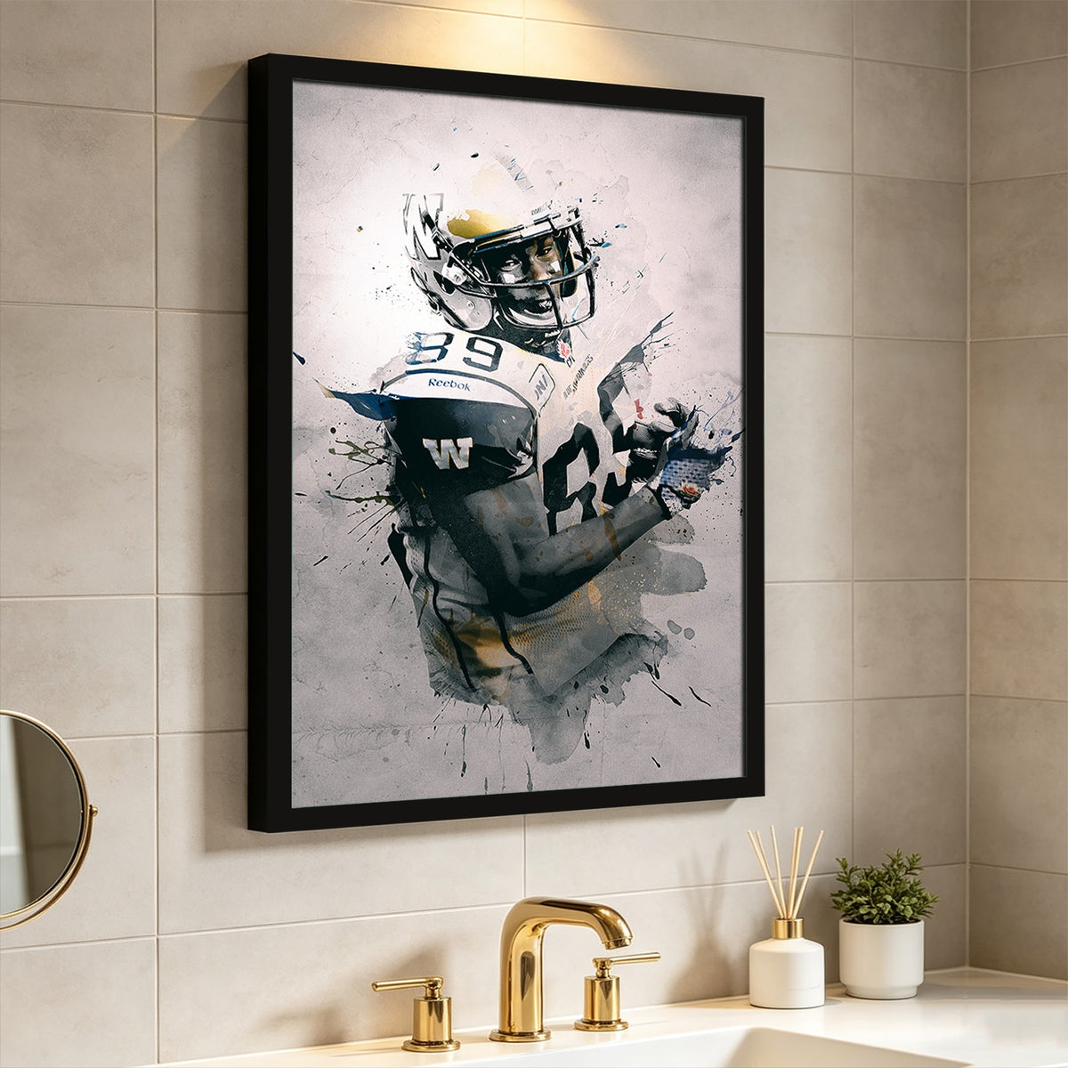 Clarence Denmark Art Sports Decorative Poster School Dormitory 7 Canvas Wall Art Poster Decor Gift