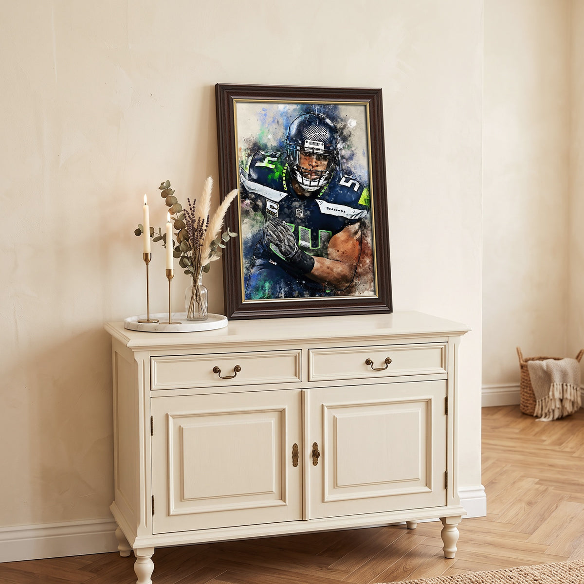 Bobby Wagner Celebrity Sports Art Poster School Dining Room Decoration 1 Canvas Wall Art Poster Decor Gift