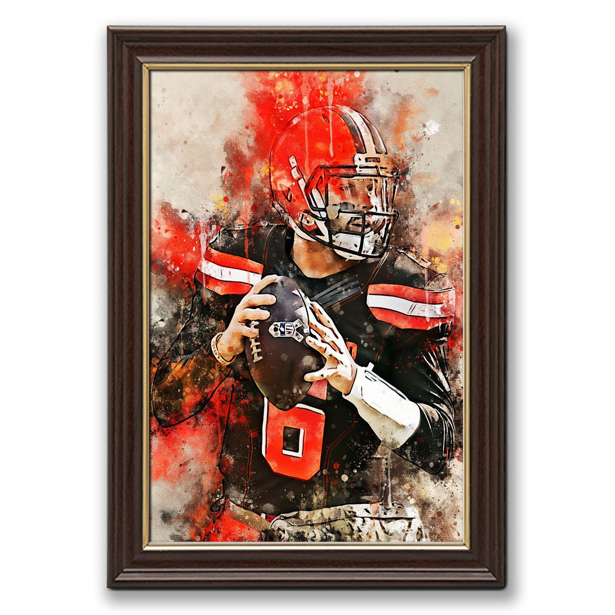 Baker Mayfield Celebrity Sports Art Poster School Dining Room Decoration 10 Canvas Wall Art Poster Decor Gift