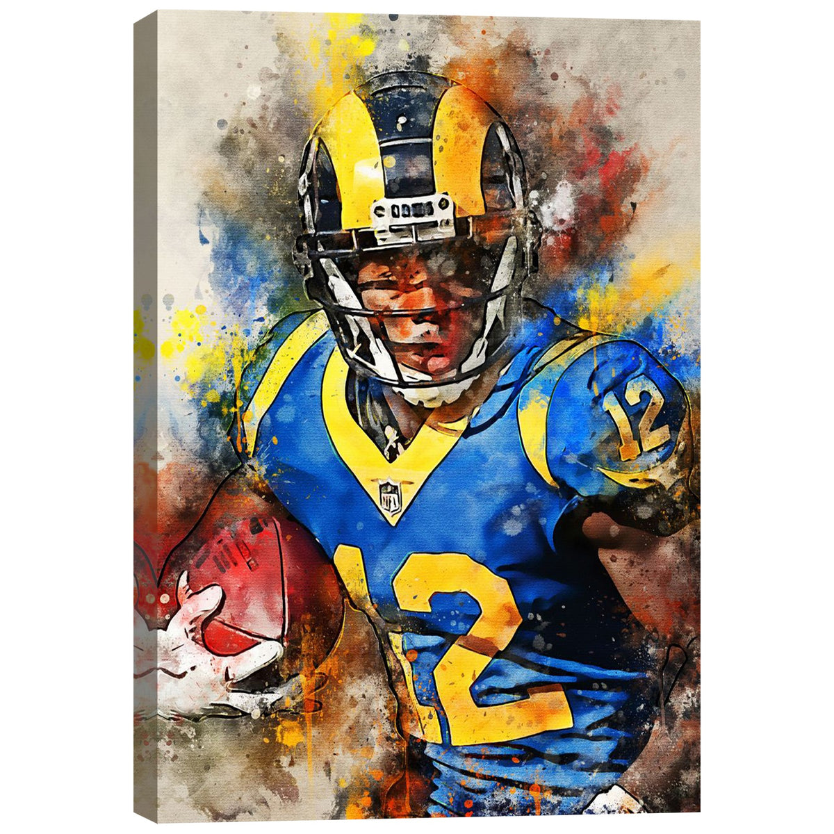 Brandin Cooks Celebrity Sports Art Poster School Dining Room Decoration 2 Canvas Wall Art Poster Decor Gift