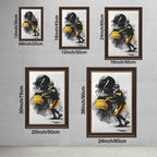 Ben Roethlisberger Art Sports Decorative Poster School Dormitory 4 Canvas Wall Art Poster Decor Gift