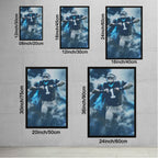Cam Newton Sports Celebrity Art Deco Poster 2 Canvas Wall Art Poster Decor Gift