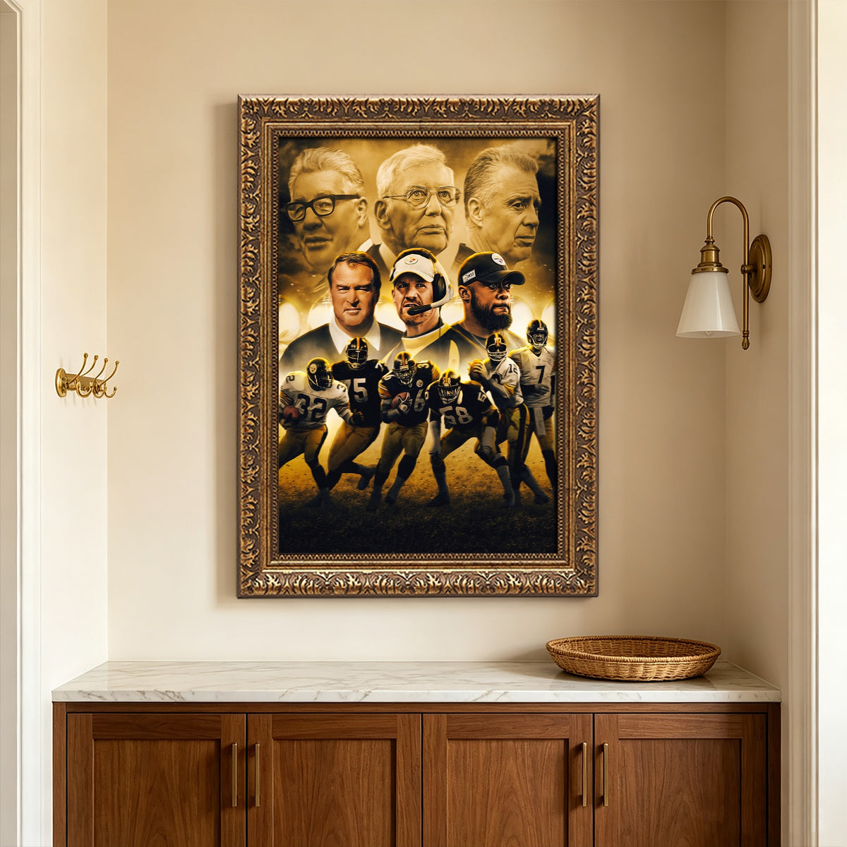 Ben Roethlisberger Art Sports Decorative Poster School Dormitory 0 Canvas Wall Art Poster Decor Gift