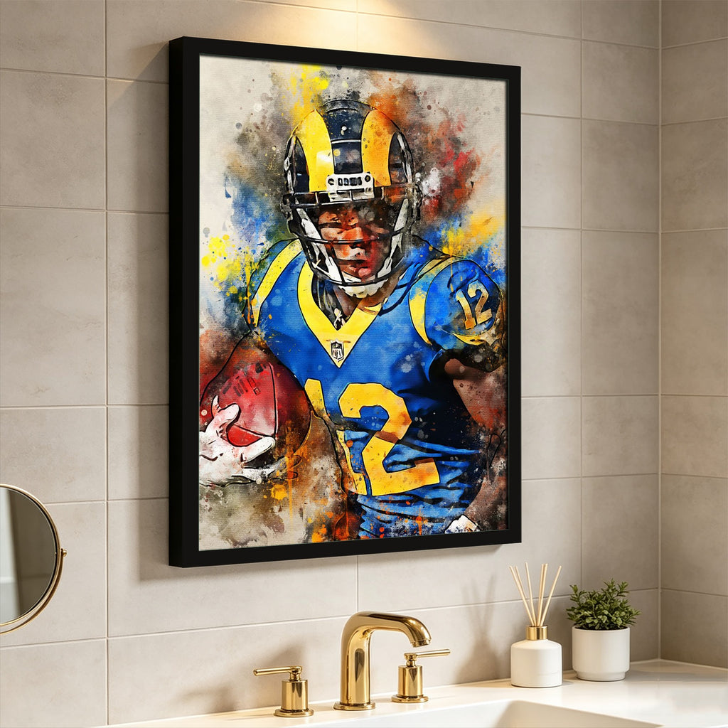 Brandin Cooks Celebrity Sports Art Poster School Dining Room Decoration 2 Canvas Wall Art Poster Decor Gift