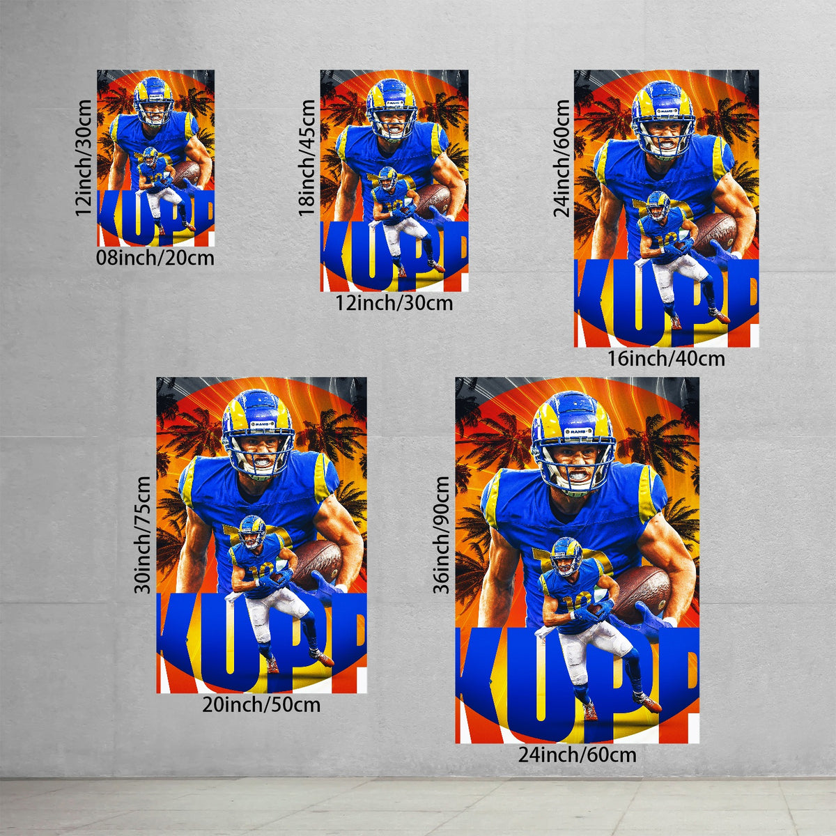 Cooper Kupp Sports Decoration Poster 1 Canvas Wall Art Poster Decor Gift