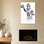 Carson Wentz Art Sports Decorative Poster School Dormitory 9 Canvas Wall Art Poster Decor Gift