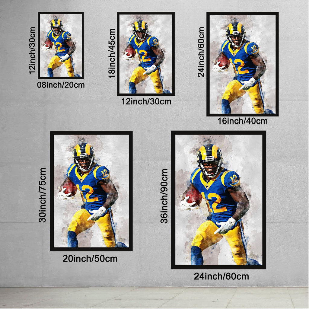 Brandin Cooks Celebrity Sports Art Poster School Dining Room Decoration 6 Canvas Wall Art Poster Decor Gift