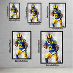 Brandin Cooks Celebrity Sports Art Poster School Dining Room Decoration 6 Canvas Wall Art Poster Decor Gift