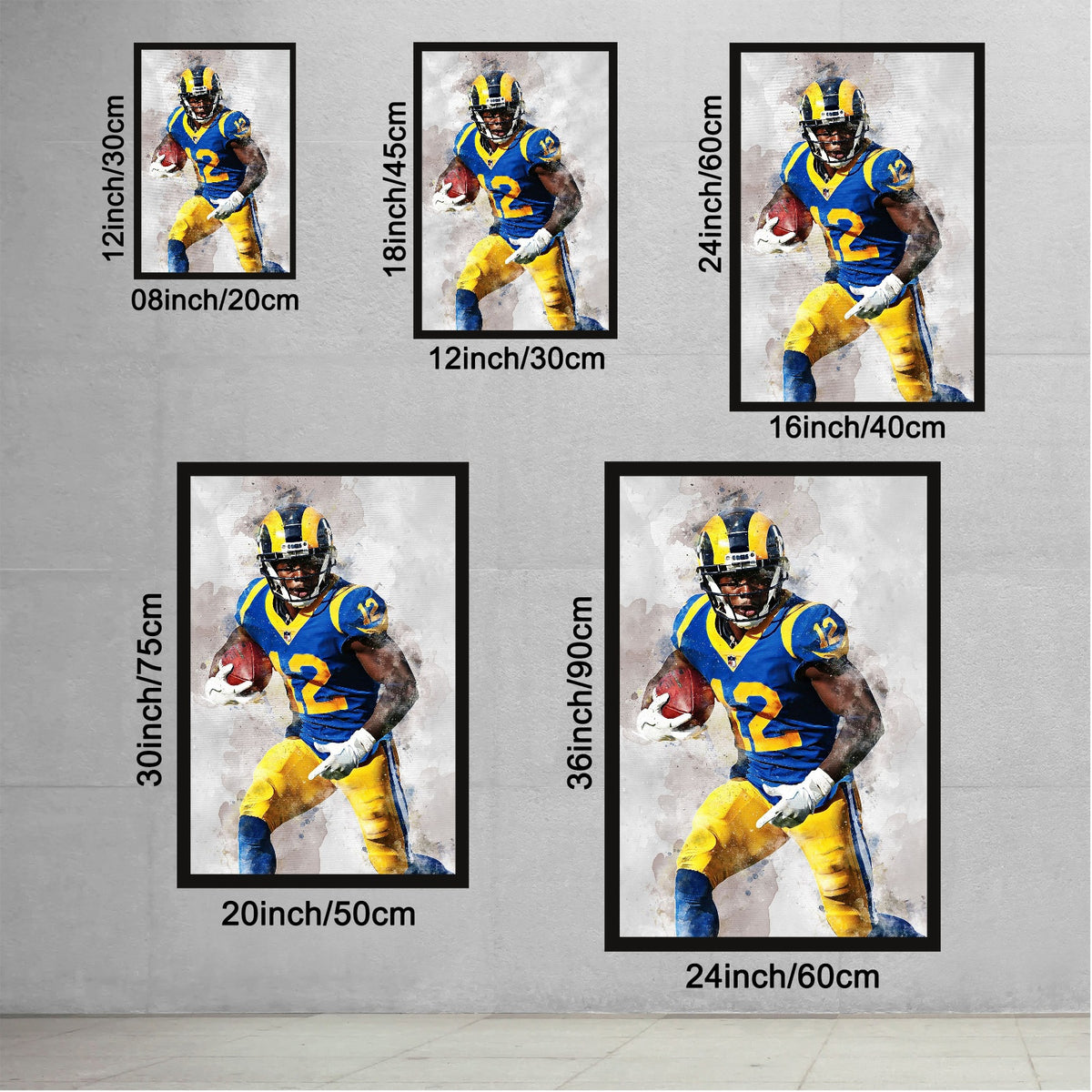Brandin Cooks Celebrity Sports Art Poster School Dining Room Decoration 6 Canvas Wall Art Poster Decor Gift