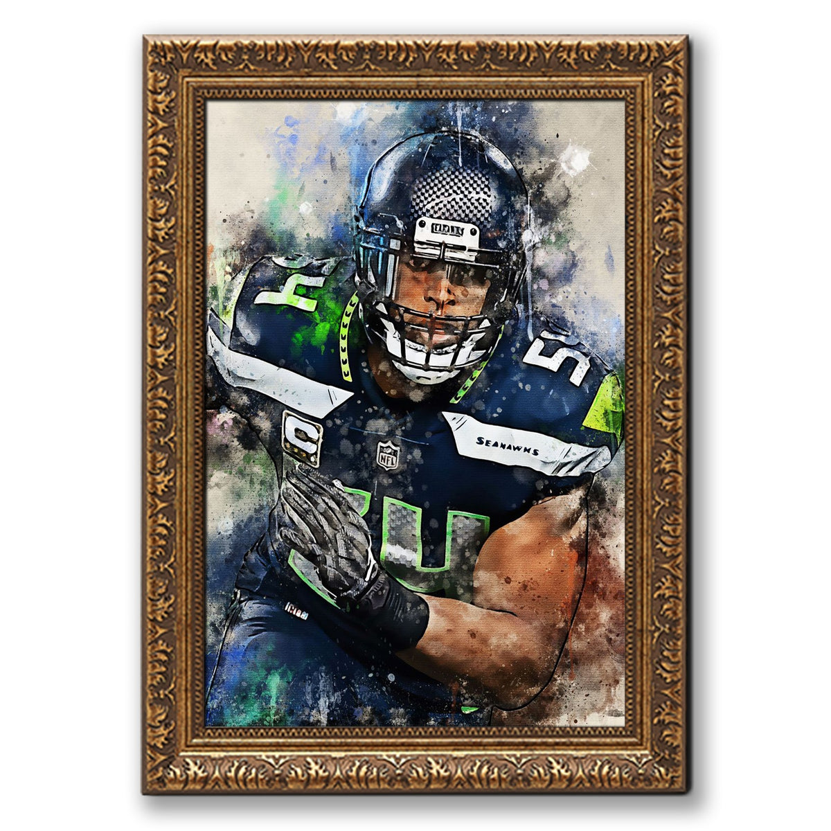 Bobby Wagner Celebrity Sports Art Poster School Dining Room Decoration 1 Canvas Wall Art Poster Decor Gift