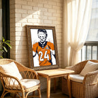 Champ Bailey Celebrity Sports Art Poster School Dining Room Decoration 1 Canvas Wall Art Poster Decor Gift