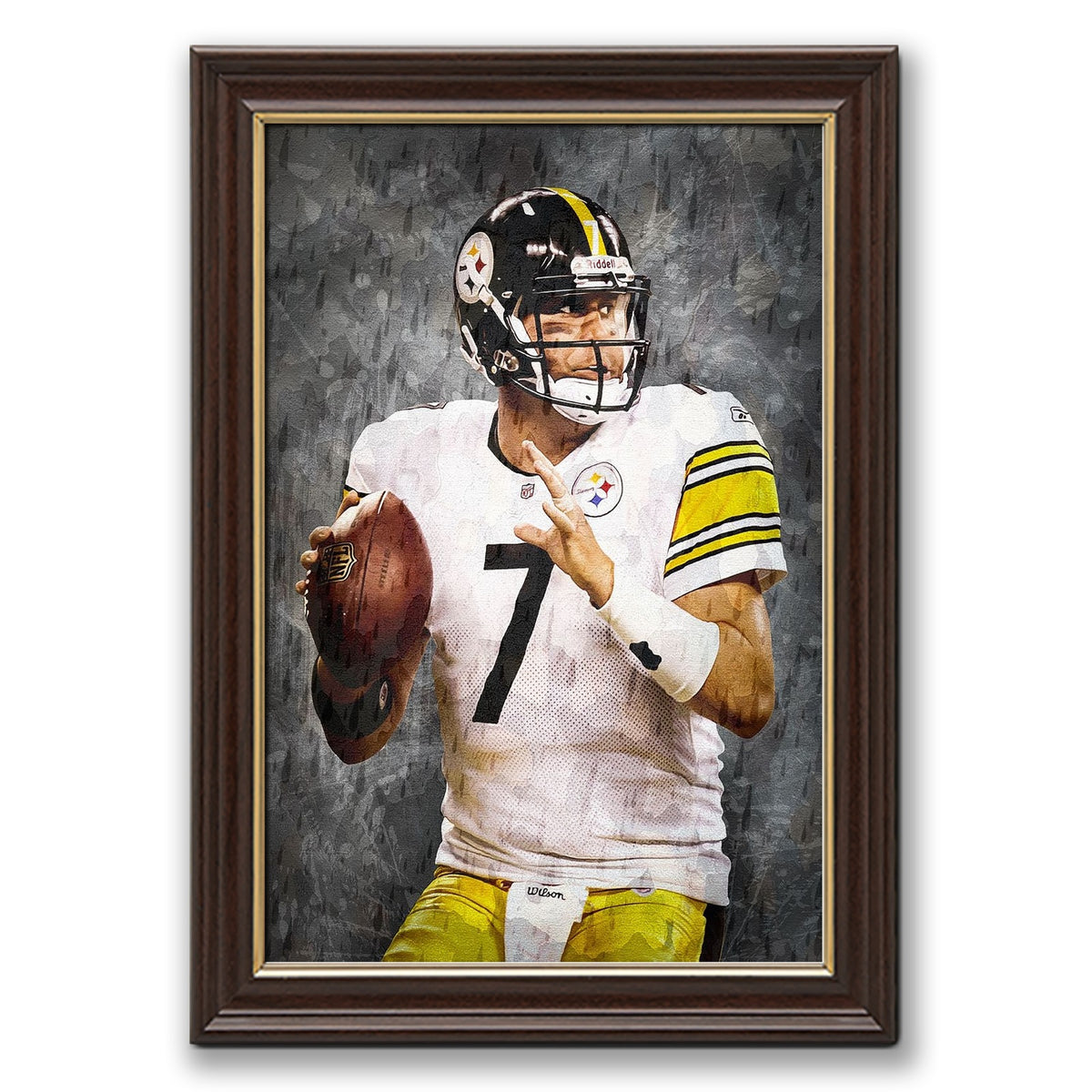 Ben Roethlisberger Celebrity Sports Art Poster School Dining Room Decoration 7 Canvas Wall Art Poster Decor Gift