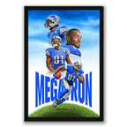 Calvin Johnson Celebrity Sports Art Poster School Dining Room Decoration 6 Canvas Wall Art Poster Decor Gift