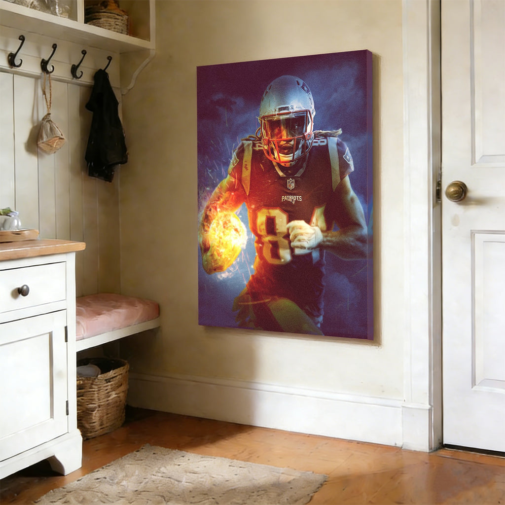 Cordarrelle Patterson Art Sports Decorative Poster School Dormitory 6 Canvas Wall Art Poster Decor Gift