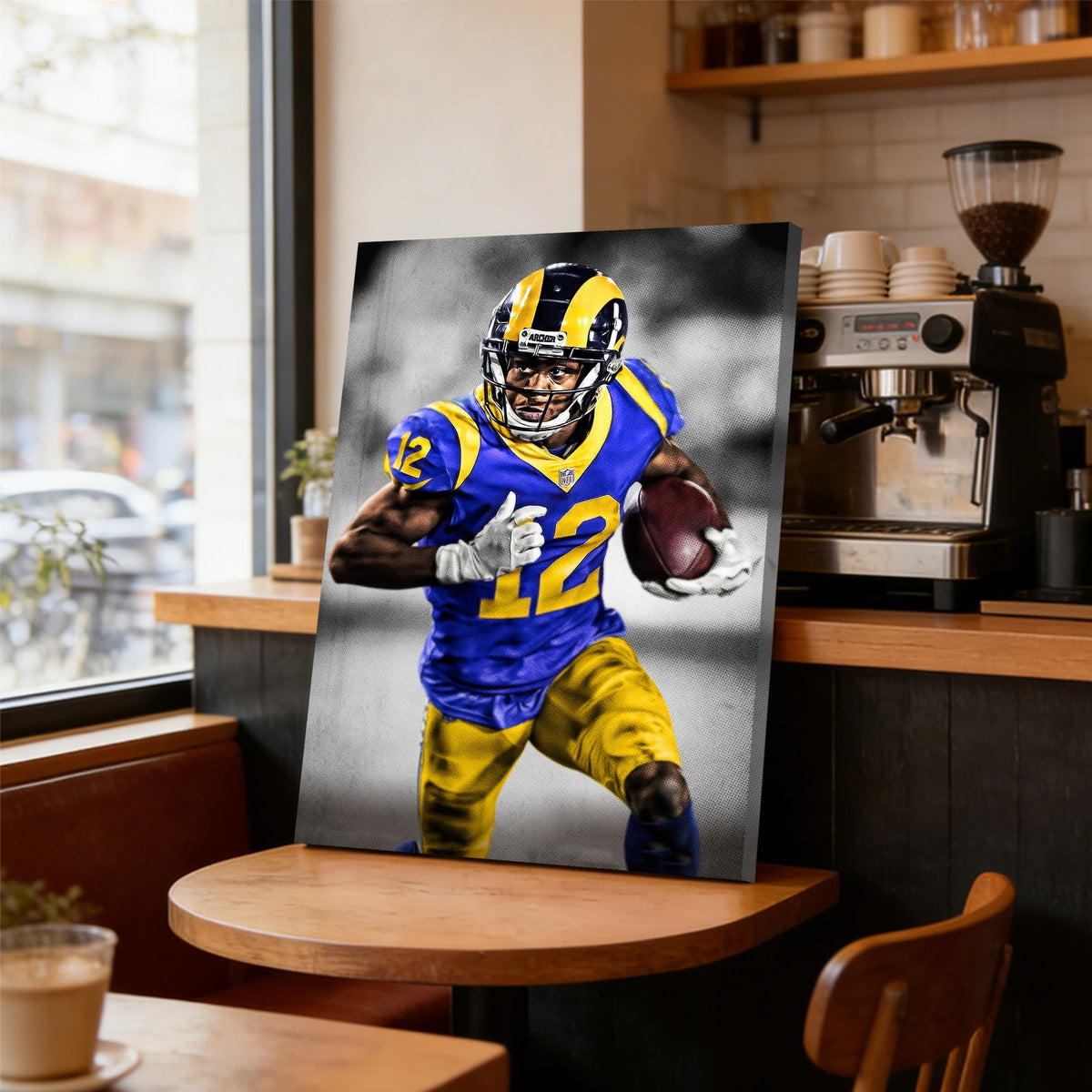 Brandin Cooks Art Sports Decorative Poster School Dormitory 5 Canvas Wall Art Poster Decor Gift