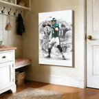 Carson Wentz Art Sports Decorative Poster School Dormitory 1 Canvas Wall Art Poster Decor Gift