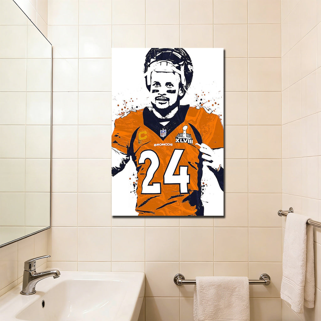 Champ Bailey Celebrity Sports Art Poster School Dining Room Decoration 1 Canvas Wall Art Poster Decor Gift
