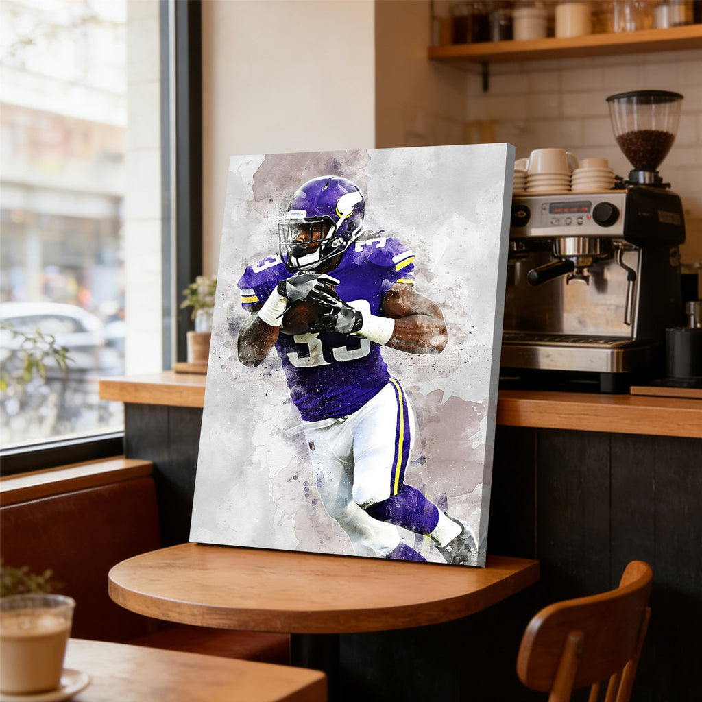 Dalvin Cook Celebrity Sports Art Poster School Dining Room Decoration 3 Canvas Wall Art Poster Decor Gift
