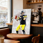 Ben Roethlisberger Celebrity Sports Art Poster School Dining Room Decoration 8 Canvas Wall Art Poster Decor Gift