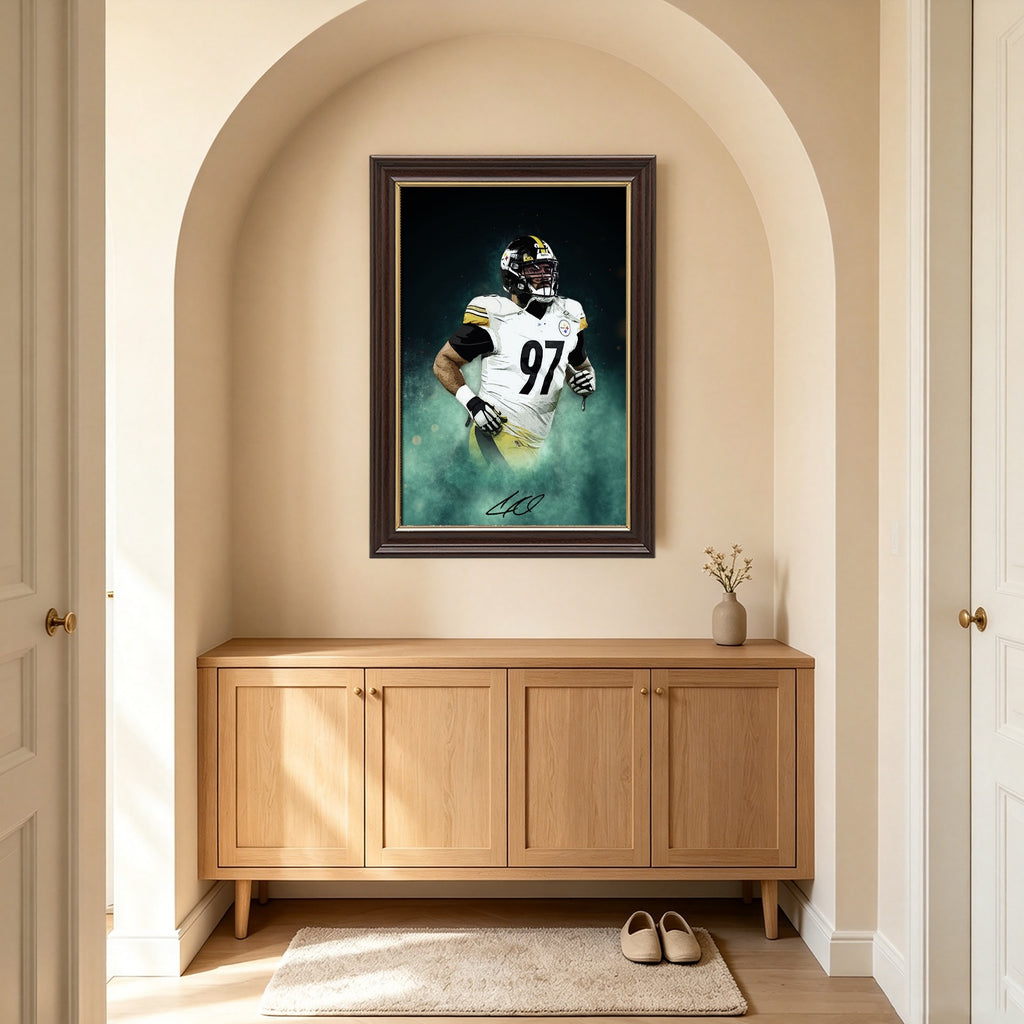 Cameron Heyward Celebrity Sports Art Poster School Dining Room Decoration 4 Canvas Wall Art Poster Decor Gift