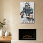 Carson Wentz Celebrity Sports Art Poster School Dining Room Decoration 8 Canvas Wall Art Poster Decor Gift