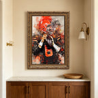 Baker Mayfield Celebrity Sports Art Poster School Dining Room Decoration 3 Canvas Wall Art Poster Decor Gift