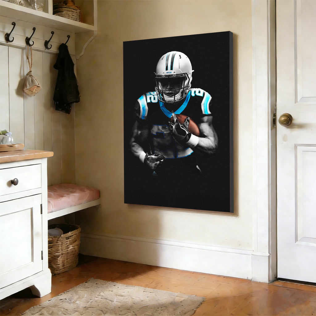 Christian McCaffrey Art Sports Decorative Poster School Dormitory 5 Canvas Wall Art Poster Decor Gift