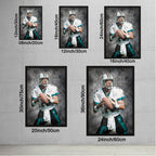 Dan Marino Celebrity Sports Art Poster School Dining Room Decoration 0 Canvas Wall Art Poster Decor Gift