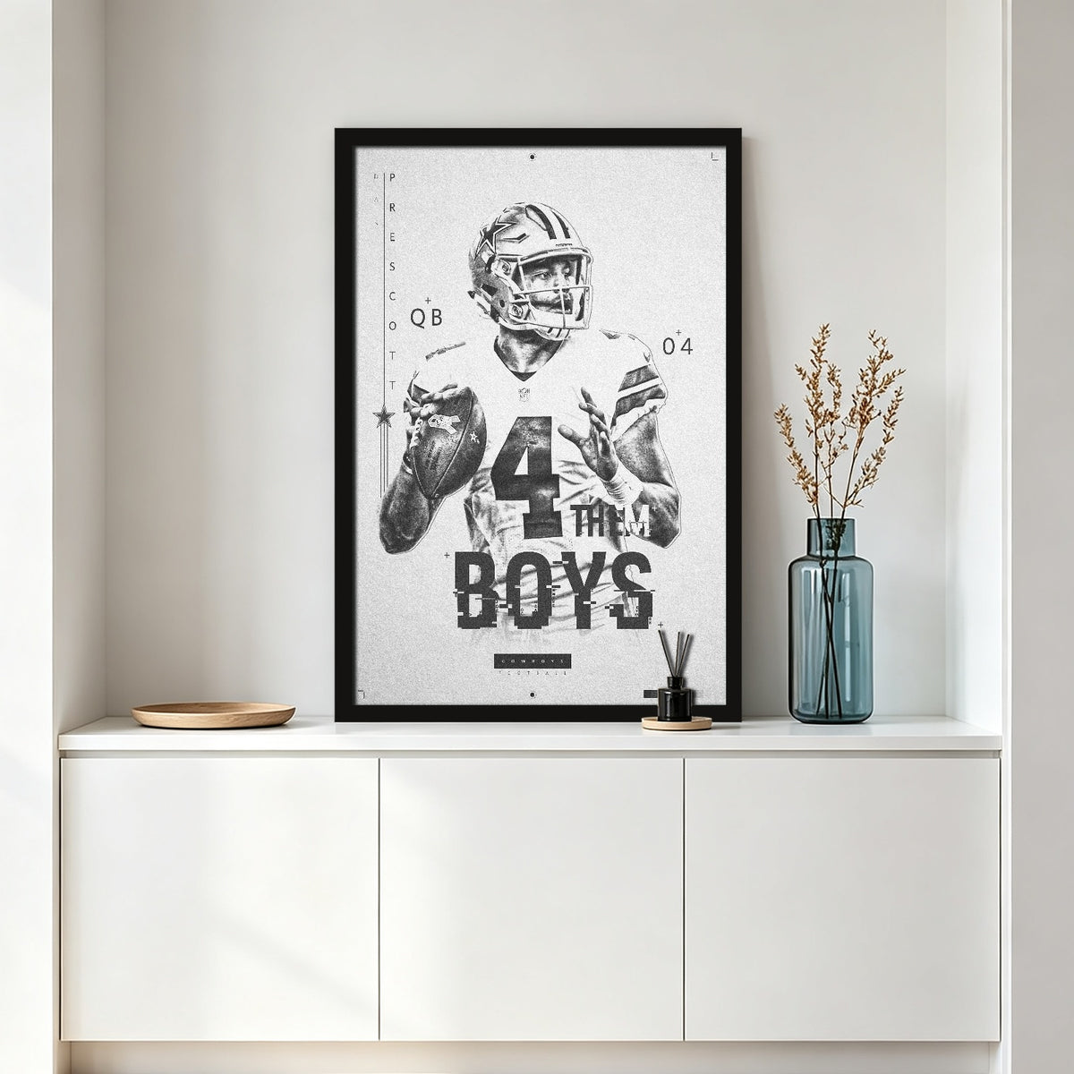 Dak Prescott Celebrity Sports Art Poster School Dining Room Decoration 1 Canvas Wall Art Poster Decor Gift