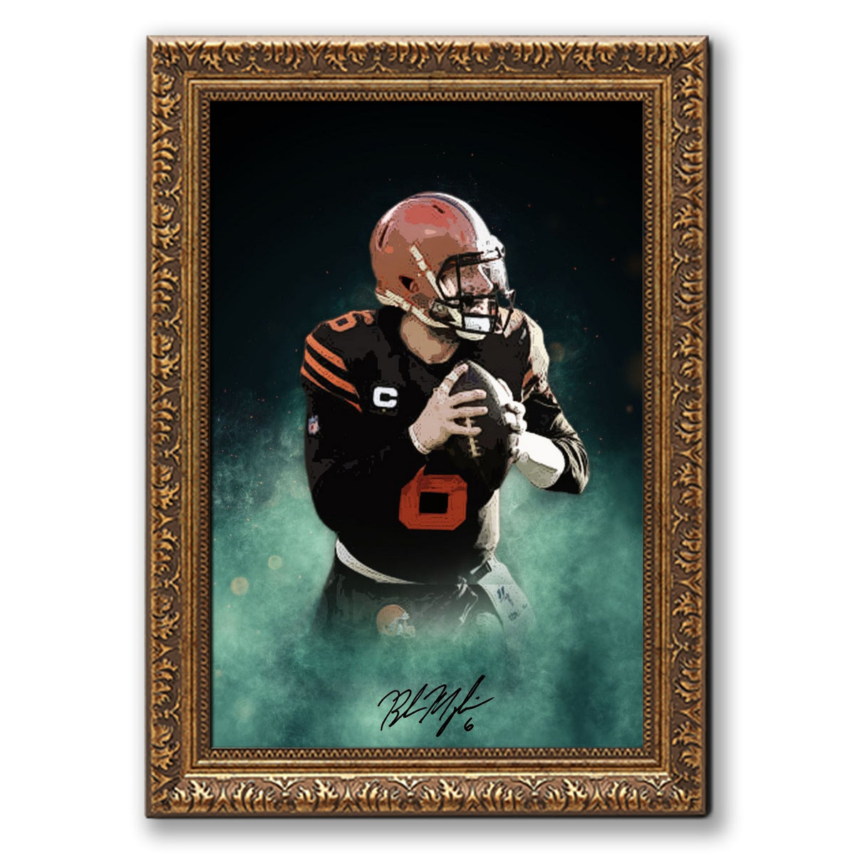 Baker Mayfield Celebrity Sports Art Poster School Dining Room Decoration 11 Canvas Wall Art Poster Decor Gift