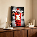 Chris Jones Art Sports Decorative Poster School Dormitory 7 Canvas Wall Art Poster Decor Gift