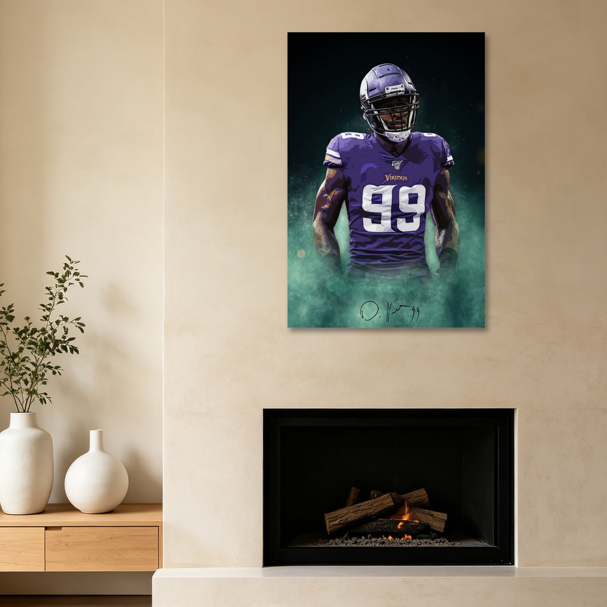 Danielle Hunter Celebrity Sports Art Poster School Dining Room Decoration 7 Canvas Wall Art Poster Decor Gift