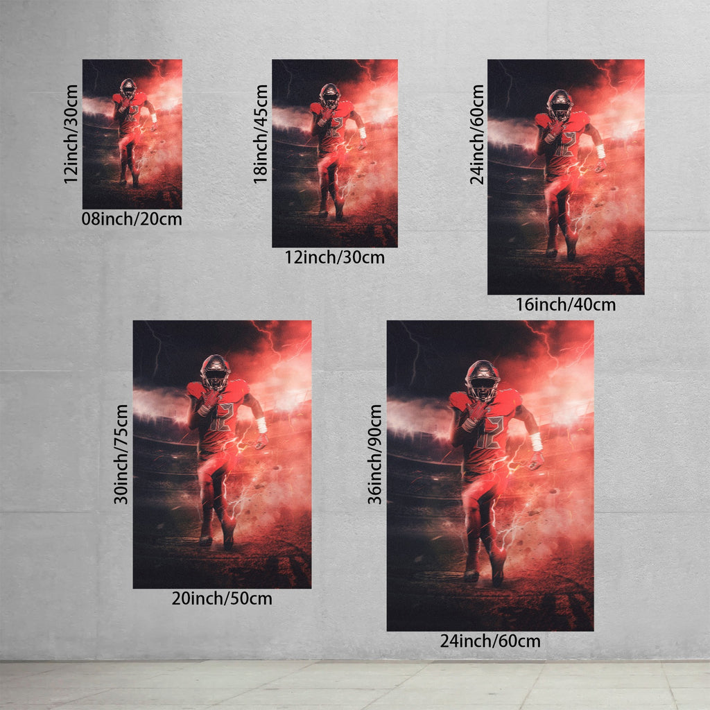 Chris Godwin Art Sports Decorative Poster School Dormitory 2 Canvas Wall Art Poster Decor Gift